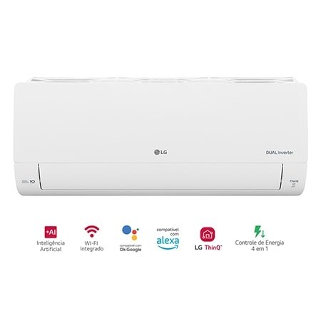 LG Dual Inverter AI Voice 12.000 BTUs Quente/Frio